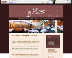 Previous La Strada website