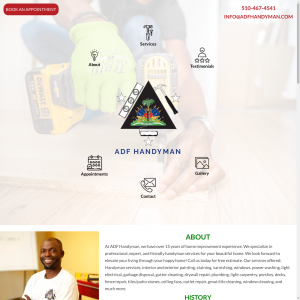 Nerd Crpssing built ADF Handyman website